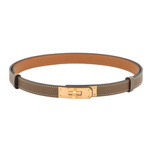 Load image into Gallery viewer, HERMES Kelly belt Etoupe Epsom