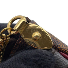 将图像加载到图库查看器中,LOUIS VUITTON Pochette・Milla Label Collection RedN63080 Damier Ebene Canvas Size MM