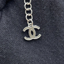 Load image into Gallery viewer, CHANEL CC Logo Bracelet SilverABF724 Metal Rhinestone Faux Pearl