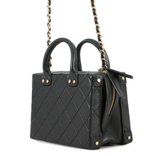 将图像加载到图库查看器中,CHANEL Matelasse Trunk Vanity Shoulder Bag BlackAS3344 Lambskin