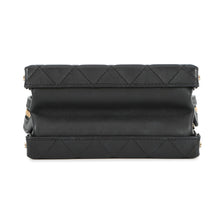 将图像加载到图库查看器中,CHANEL Matelasse Trunk Vanity Shoulder Bag BlackAS3344 Lambskin