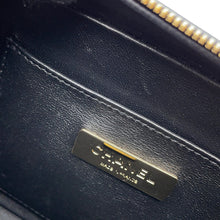 将图像加载到图库查看器中,CHANEL Matelasse Trunk Vanity Shoulder Bag BlackAS3344 Lambskin