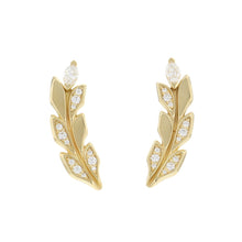 Load image into Gallery viewer, TIFFANY&Co. Victoria Vine Climber Earrings 18K Yellow Gold