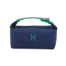 将图像加载到图库查看器中,HERMES Brid a Black Marine Canvas Size PM