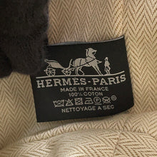 将图像加载到图库查看器中,HERMES Brid a Black Marine Canvas Size PM