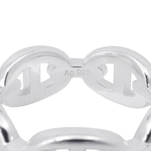Load image into Gallery viewer, HERMES Chaine d'Ancre Anchene Ring Size PM/52/#12 SV925