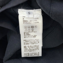 Load image into Gallery viewer, HERMES Women's Knitted Fabric Shirt (HERMES Fit) Size S BlackH800735E Cotton100%