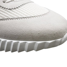 将图像加载到图库查看器中,HERMES Sneakers Bouncing White Textured Mesh Chèvre Velour Size 37