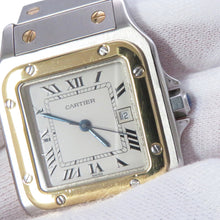 将图像加载到图库查看器中,CARTIER Cartier Santos Galbe LM H40.8mm×W29.0mm Stainless Steel K18YG White Dial81036288/2961