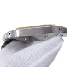 将图像加载到图库查看器中,CARTIER Cartier Santos Galbe LM H40.8mm×W29.0mm Stainless Steel K18YG White Dial81036288/2961