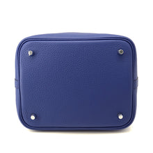 将图像加载到图库查看器中,HERMES Picotin Lock Blue royal Taurillon Clemence Size MM