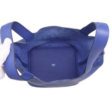 将图像加载到图库查看器中,HERMES Picotin Lock Blue royal Taurillon Clemence Size MM