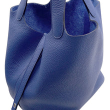 将图像加载到图库查看器中,HERMES Picotin Lock Blue royal Taurillon Clemence Size MM