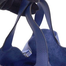 将图像加载到图库查看器中,HERMES Picotin Lock Blue royal Taurillon Clemence Size MM
