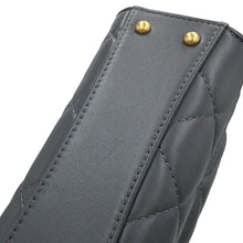 Load image into Gallery viewer, CHANEL Matelasse Top Handle ChainShoulder Bag GrayAS4956 Lambskin