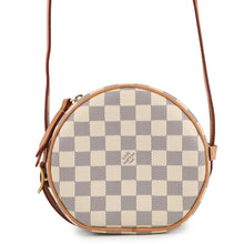 将图像加载到图库查看器中,LOUIS VUITTON Boite Chapeau Souple BeigeN40333 Damier Azur Size PM