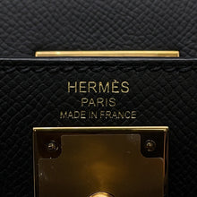 Load image into Gallery viewer, HERMES Outside Kelly Black Epsom Size 28