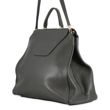 Load image into Gallery viewer, Valextra Valextra Iside 2-Way Travel Bag Gray Leather