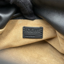 将图像加载到图库查看器中,LOEWE Flamenco Clutch Shoulder Bag BlackA411FC1XBF Napa Calf Leather Size Medium