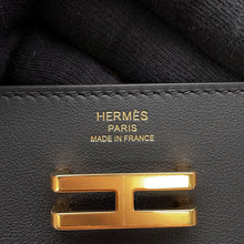 将图像加载到图库查看器中,HERMES elan pocket Black Swift Leather