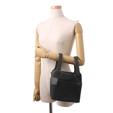 Load image into Gallery viewer, HERMES Picotin Padlock Cargo Black Swift Leather Toile Goelan Size PM