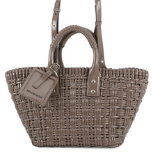 将图像加载到图库查看器中,BALENCIAGA Bistro basket Greige671342 Patent Leather Size XS