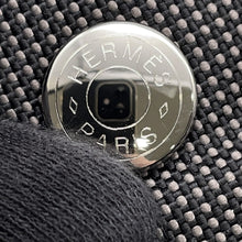 将图像加载到图库查看器中,HERMES Her Line Tote Gray Canvas Size MM