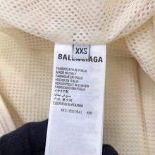 将图像加载到图库查看器中,BALENCIAGA 3B Sports Icon Track Jacket Size XXS Ivory746483 Nylon100%