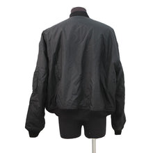 将图像加载到图库查看器中,BALENCIAGA Patch Large Fit Bomber Jacket Size 46 Black839101 Nylon100%