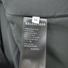 将图像加载到图库查看器中,BALENCIAGA Patch Large Fit Bomber Jacket Size 46 Black839101 Nylon100%