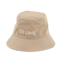Load image into Gallery viewer, CELINE logo bucket hat Size S Beige2AU3B968P Cotton100%