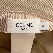 Load image into Gallery viewer, CELINE logo bucket hat Size S Beige2AU3B968P Cotton100%