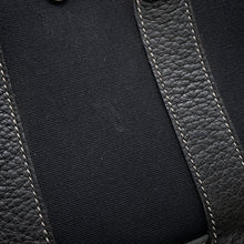 将图像加载到图库查看器中,HERMES Garden Party Black Toile Officier Negonda Leather Size TTPM