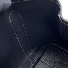 将图像加载到图库查看器中,HERMES Garden Party Black Toile Officier Negonda Leather Size TTPM