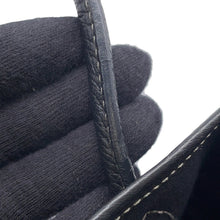 将图像加载到图库查看器中,HERMES Garden Party Black Toile Officier Negonda Leather Size TTPM