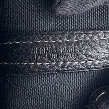 将图像加载到图库查看器中,HERMES Garden Party Black Toile Officier Negonda Leather Size TTPM