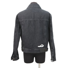 Load image into Gallery viewer, LOEWE 24 Stainless Steel SUNA FUJITA Collaboration Denim Jacket Size Chronomat 44 BlackH526Y50W15 Cotton100%