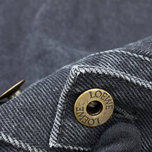 Load image into Gallery viewer, LOEWE 24 Stainless Steel SUNA FUJITA Collaboration Denim Jacket Size Chronomat 44 BlackH526Y50W15 Cotton100%
