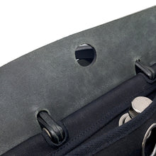 Load image into Gallery viewer, HERMES Herbag Black Toile Officier Vache Hunter Leather Size PM