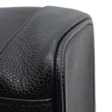 将图像加载到图库查看器中,CHANEL CC Logo vanity bag BlackA01998 Caviar Leather