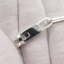 将图像加载到图库查看器中,HERMES Kelly Chaine Double Tour Bracelet Size 16 SV925
