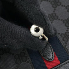 将图像加载到图库查看器中,BALENCIAGA GUCCI x BALENCIAGA The Hacker Project Jackie1961 Shoulder Bag Black680132 Canvas Leather Size Mini