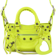 Load image into Gallery viewer, BALENCIAGA neo cagoule Shocking Yellow751523 Arena Lambskin Size Small