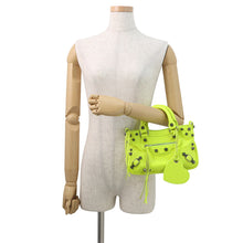 Load image into Gallery viewer, BALENCIAGA neo cagoule Shocking Yellow751523 Arena Lambskin Size Small