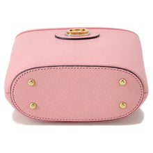 将图像加载到图库查看器中,GUCCI Bamboo Bucket 2-Way Shoulder Bag Pink616436 Leather Size Mini