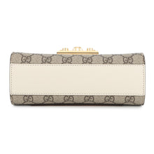将图像加载到图库查看器中,GUCCI GG Supreme Padlock Shoulder Beige/Mustard/Ivory409487 GG Supreme Leather Size Small