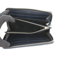 Load image into Gallery viewer, GUCCI Horsebit 1955 Zip Around Beige/Navy621889 Canvas/Leather