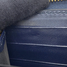 将图像加载到图库查看器中,GUCCI Horsebit 1955 Zip Around Beige/Navy621889 Canvas/Leather