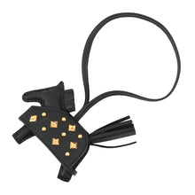 将图像加载到图库查看器中,HERMES Robeo Padlock Black Lambskin