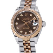 将图像加载到图库查看器中,ROLEX Lady Datejust W28mm Stainless Steel K18PG Chocolate Dial279171G